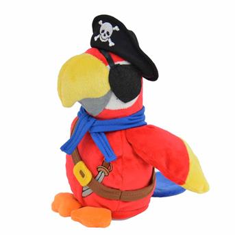 Laber-Piraten Papagei "Parry", inkl. Batterien, 22,5x16x20,5cm