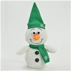 Laber-Schneemann "Carl", grün, inkl. Batterien