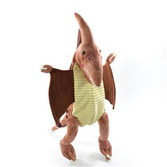 Dinorucksack, Flugsaurier, braun, mit Tragegriff, ca. 70cm