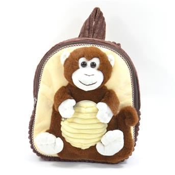 Tierrucksack, Affe, Plüschrucksack, mit Tragegriff, ca. 35cm