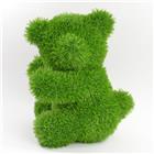 AniPlants, Grasfigur, "Bär", seitlich, Gartendeko, 37cm
