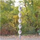 Windspiel, Stäbchen-Spirale, silber, 51cm, Twister