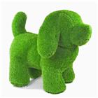 AniPlants, Grasfigur, "Hund", stehend, Gartendeko, 80cm