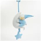 Baby-Plüschtier Spieluhr, Ente mit Mond, blau, ca. 46x17cm