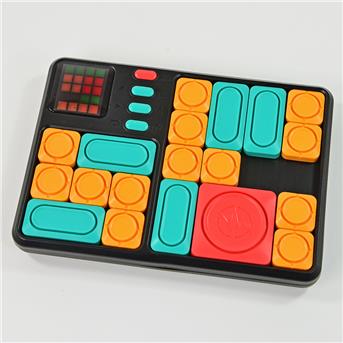 SlideQuiz, Magisches Schiebepuzzle, mit Elektronik und Sound, 17,8x12,8x2,1cm