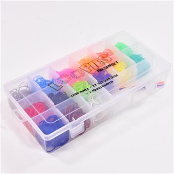 Loopies, Loom Bandz, großes Set 1200 Ringe + Zubehör