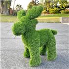 AniPlants, Grasfigur,"Elch/Rentier", klein, Gartendeko, 55cm