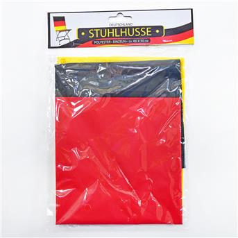 Deutschland-Stuhlhusse, Polyester, 60x50x0,1cm