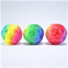 Jupiter Ball, Sternen-Einkerbungen, sortiert in 3 Regenbogenfarben, 7cm