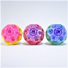 Jupiter Ball, runde Einkerbungen, sortiert in 3 Regenbogenfarben, 7cm