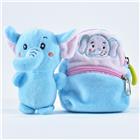Friends2Go, Elefant Nyro im Plüsch-Rucksack, 12,5x8x5,5cm