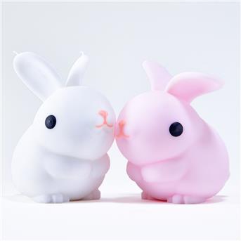 Squeeze Kaninchen, sortiert in 2 Farben, 12 Stk. im Display, 10x8x5,5cm