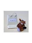 Tüte mit Spruch Ich mag dich, beige, 5x3,5x7cm