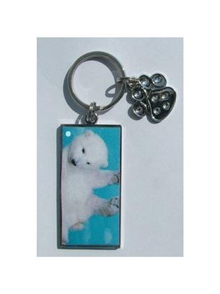 Schlüsselanhänger Eisbärbaby II 6x3cm