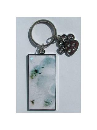 Schlüsselanhänger Eisbärbaby III 6x3cm