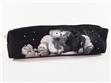 Retro Federmappe, 2Teddybären/ Sofa, Mario Moreno, 23x7cm