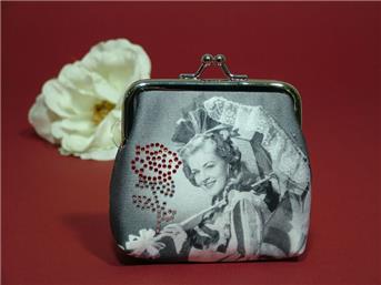 Lady Umbrella Clipgeldbörse, Mario Moreno, Retroline, Smile-Bags, 10x9cm
