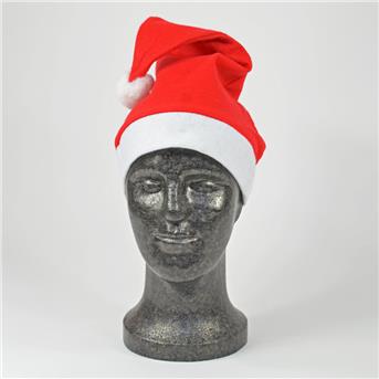 Weihnachtsmütze rot, Material: Filz, 40cm