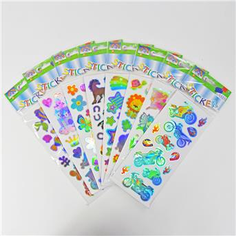 Laser-Sticker, 8-fach sortiert, Sortiment Girls and Boys, 29 x 9,5 cm