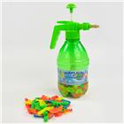 Pumpflasche mit 300 Wasserbomben, 1200ml, 18,5x12x29 cm