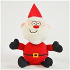 Laber-Weihnachtsmann "MrSanta", der alles nachplappert, inkl. Batterien, 18x15x21cm