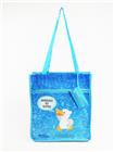 Malwin die Möwe Shopping-Bag, "Nordsee ist super", blau, 30x32x11cm