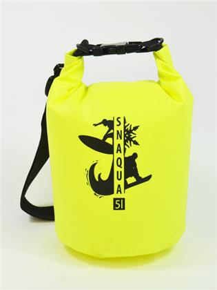 SNAQUA - 5L Dry Bag, neon gelb