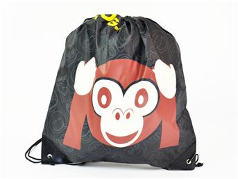 Emoticon, MOGee Sportbeutel mit Hintergrund, 39 x 34 cm, Monkey - don't hear