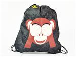 Emoticon, MOGee Sportbeutel mit Hintergrund, 39 x 34 cm, Monkey - don't see