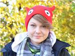Emoticon, MOGee Strickmütze - rot, Teufel