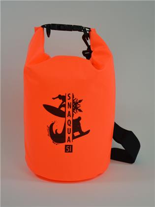 SNAQUA - 5L Dry Bag, neon orange